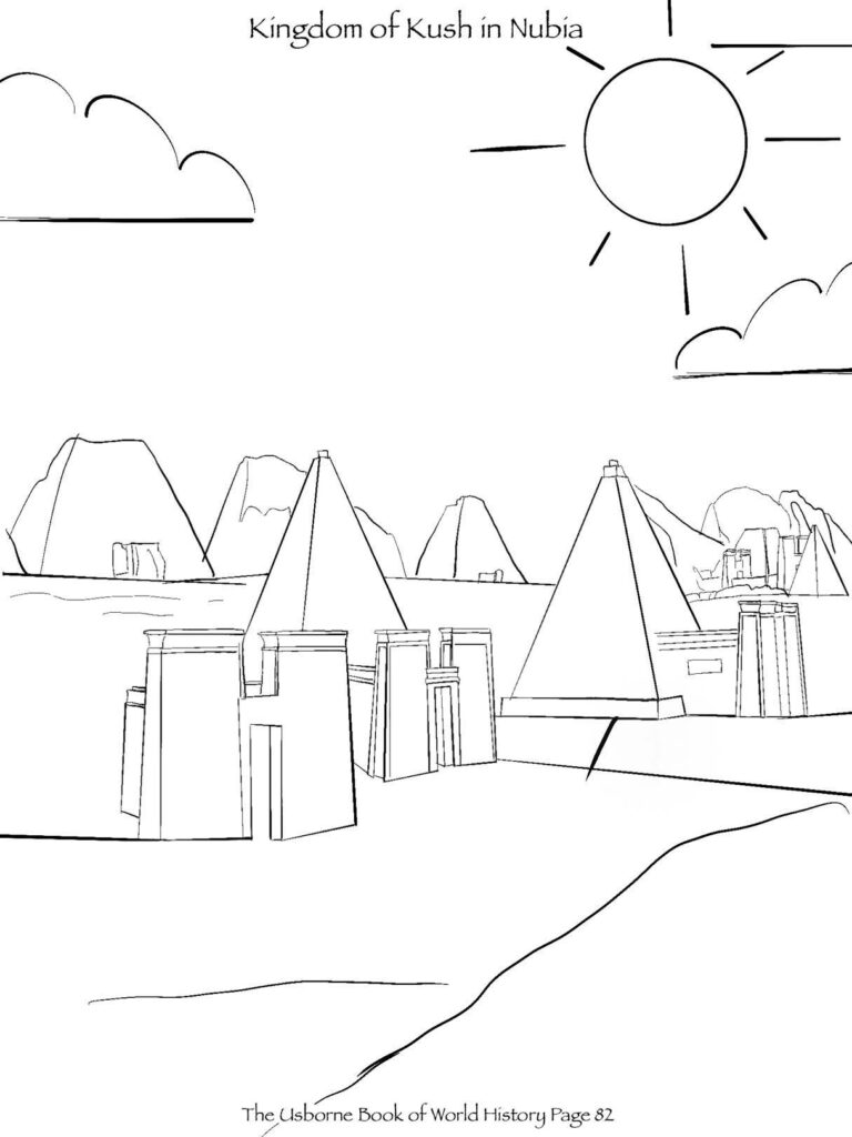 The Usborne Book of World History Page 82 Coloring Page - Once Upon a ...