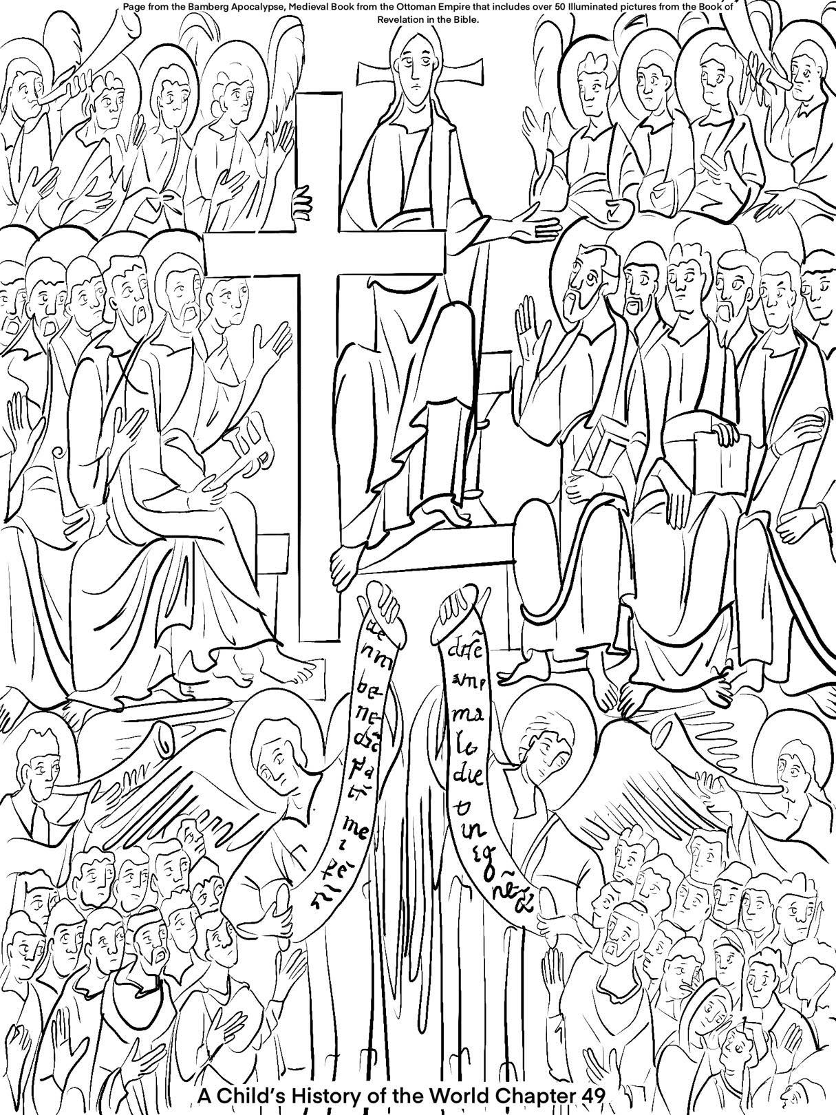 A Child’s History of the World Chapter 49 Coloring Page - Once Upon a ...