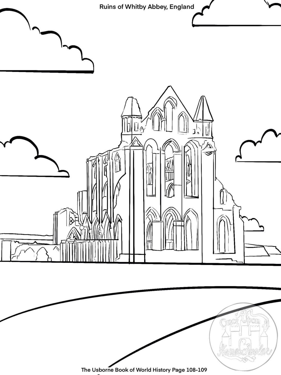 The Usborne Book of World History Pages 108-109 Coloring Page - Once ...