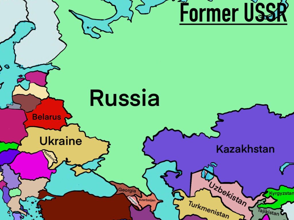 Former USSR Map - Once Upon a Homeschooler