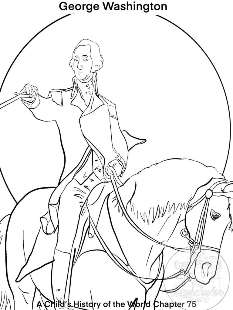 A Child’s History of the World Chapter 75 Coloring Page - Once Upon a ...