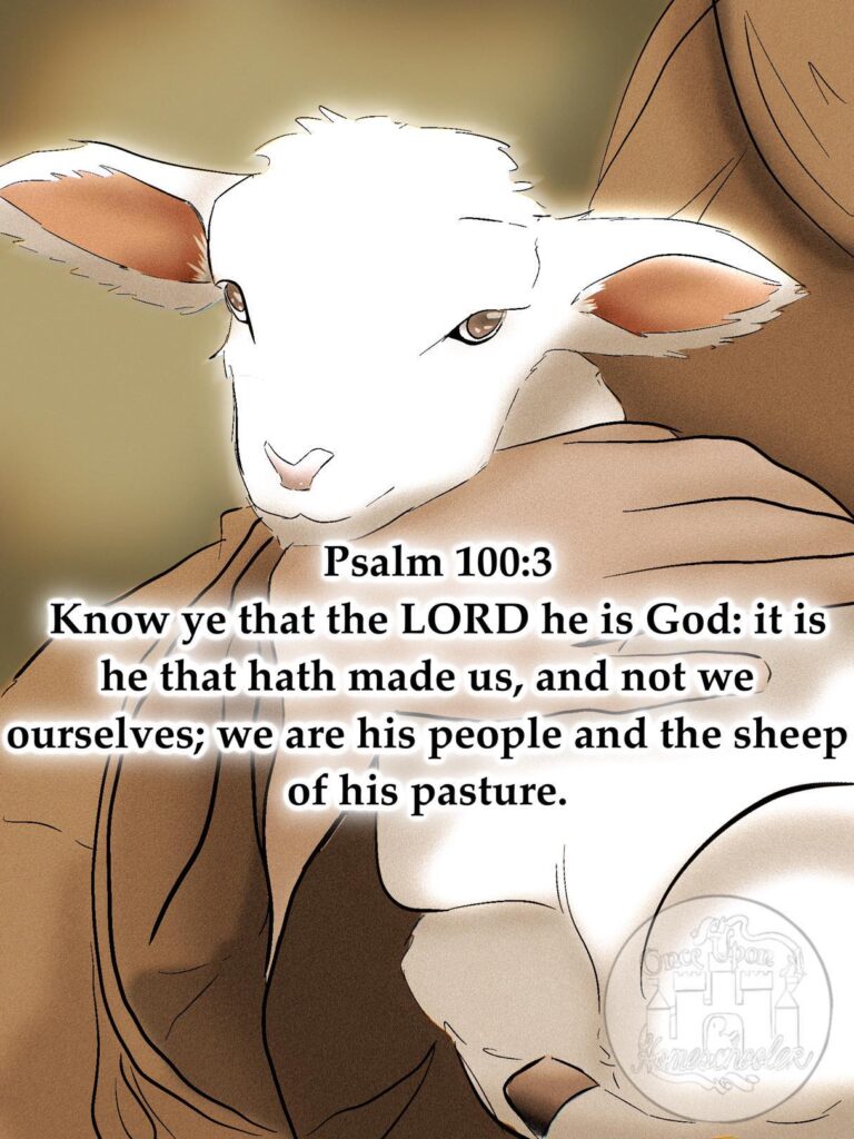 Sing the Word: God Our Provider Printable Poster: Psalm 100:3 - Once ...